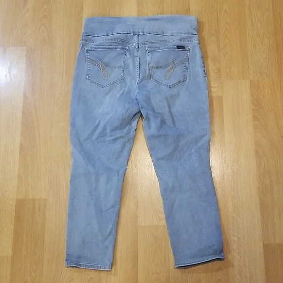 Jordache light blue stretch jeggings size large EUC - Picture 7 of 10